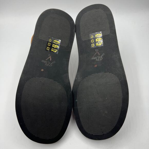 J. Crew Mallorca Platform Double-strap Leather Sandals Brown Size 7.5 - Picture 5 of 12